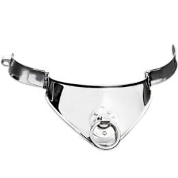 METAL HARD - RESTRAINT COLLAR WITH RING AND PADLOCK 12.5 CM 2